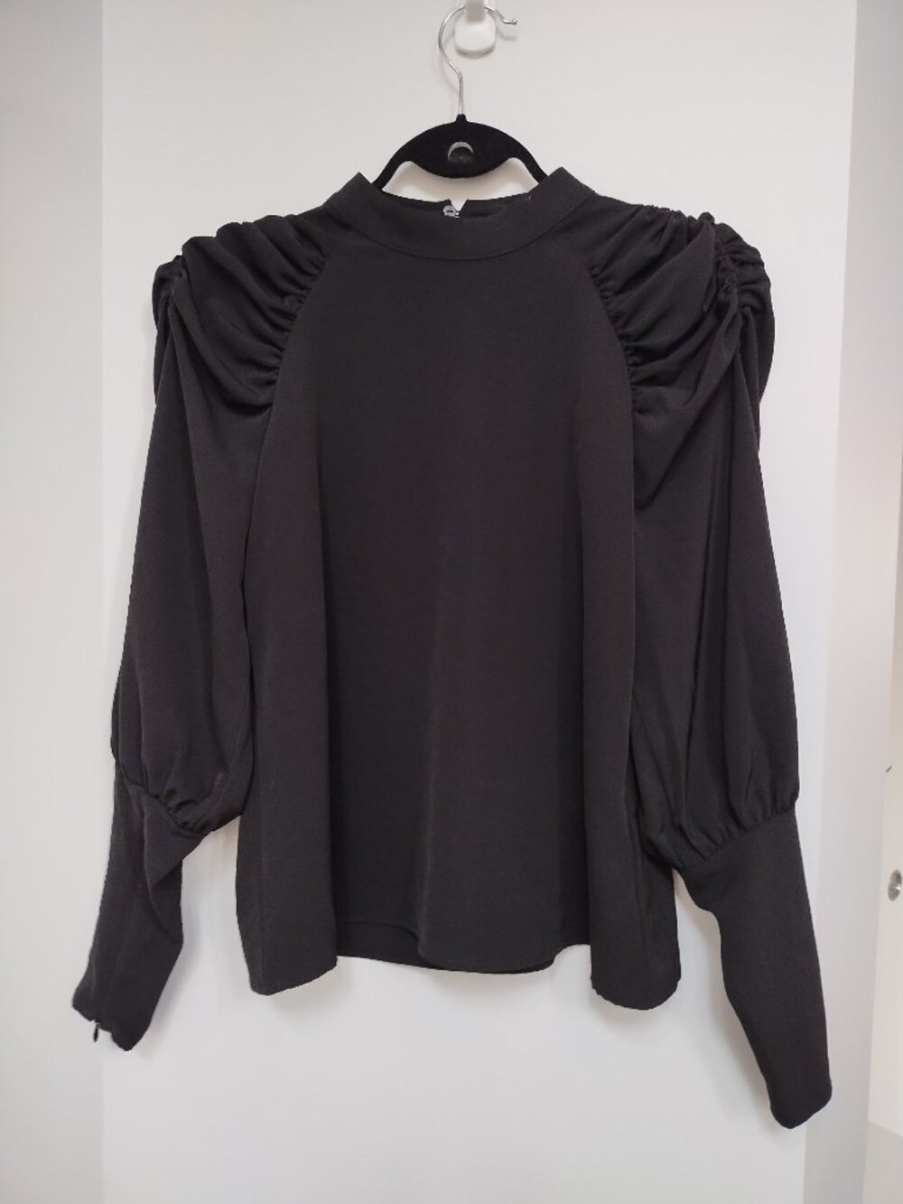 Vero Moda rouched puff long sleeve top